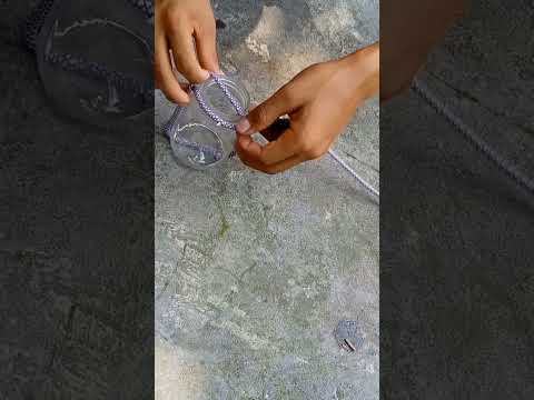 Very easy and simple handing pot making trcks using rope\ Beginners for making \Garden Talk