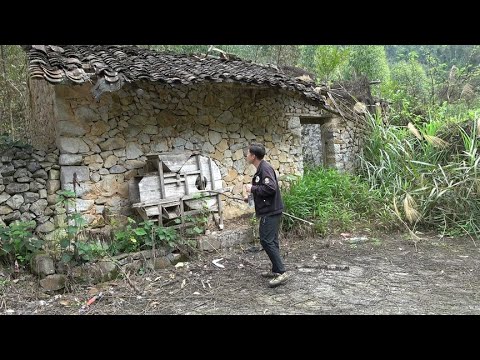 Grandpa gave his grandson stone house and he transformed it into a beautiful house | Start to Finish