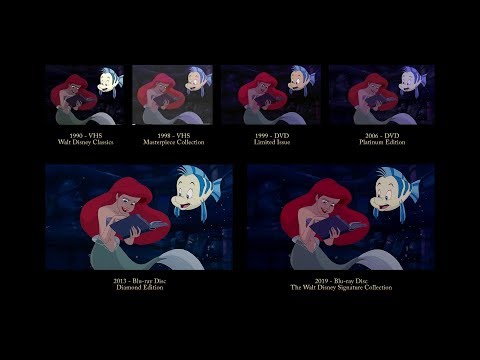 The Little Mermaid - Part of Your World | 30 Years of Video Editions Comparison