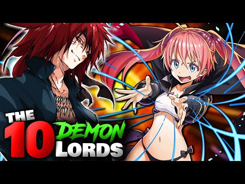 The 10 Great Demon Lords In Tensura EXPLAINED | “Demon Lord” Vs. TRUE Demon Lord