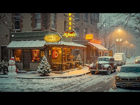 Nostalgic Winter Nights : Instrumental Jazz Music to Unwind and Relieve Stress on Chilly Nights ⛄