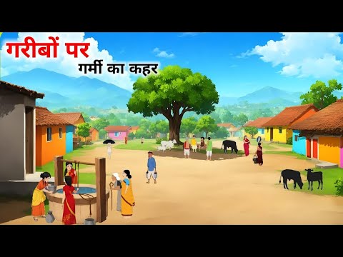 गरीब पर गर्मी का कहर हिंदी कहानी| garmi ka kahar hindi kahani| ek gaon ki kahani| Moral Stories|