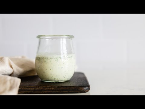 Greek Yogurt Dressing | easy healthy salad dressing