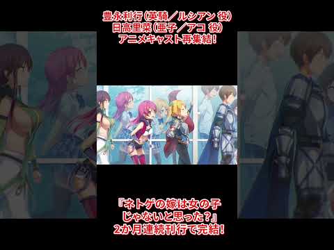 日高里菜（アコ 役）＆豊永利行（ルシアン 役）再集結！『ネトゲの嫁は女の子じゃないと思った？ Lv.23』連続刊行でついに完結！ #電撃文庫 #anime #kadokawa #ラノベ #ネトゲの嫁