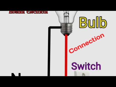 electric wiring 1 switch 1 bulb holder| एक स्विच एक बल्ब होल्डरको वायरिंग कसरी गर्ने |