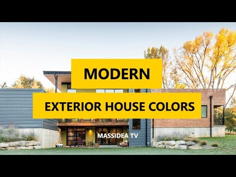 45+ Best Modern Exterior House Colors Ideas 2018