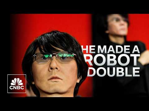 Father of humanoids: The Japanese engineer who created six robot versions of himself