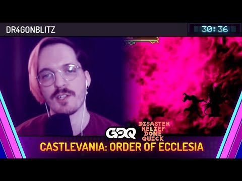 Castlevania: Order of Ecclesia by Dr4gonBlitz in 30:36 - Disaster Relief Done Quick 2024