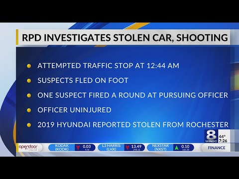 RPD: Suspects in stolen car evade officers, one fires handgun