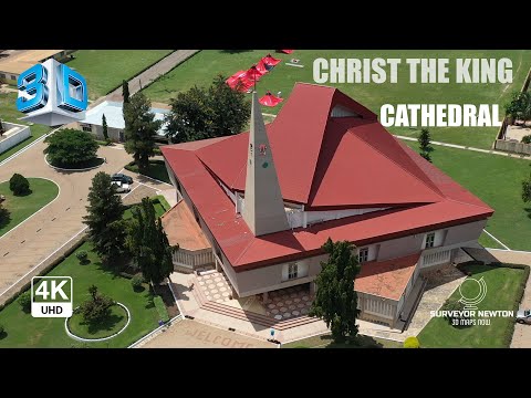 Mapping Christ The King Cathedral 3D Photogrammetry Survey Sunyani Ghana 4K