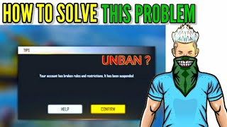 how to unban free fire account 2022 | id suspended free fire