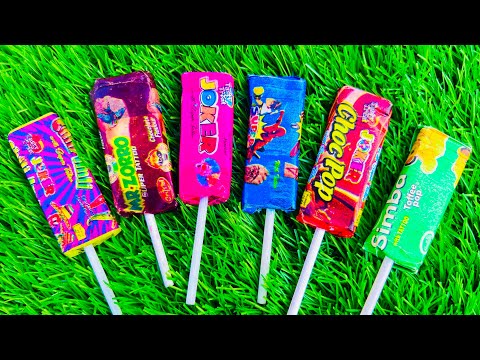 Some popular Candies in the World | New Milk Bottle | mini Cooking | Ice Cream Pop It | Asmr Coca