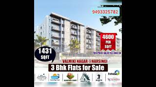 apartment Flats for sale in Narshingi@Manikonda Hyderabad