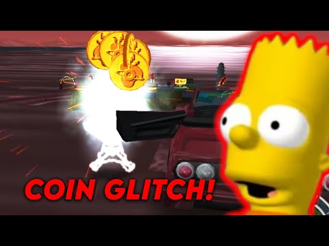 WE FOUND A COIN GLITCH!!! (Simpsons Hit & Run)