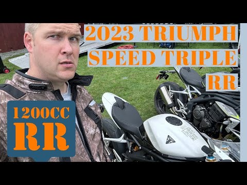 23 Triumph Speed Triple RR REVIEW and TEST RIDE!! 1200 CC Street Legal RACE BIKE