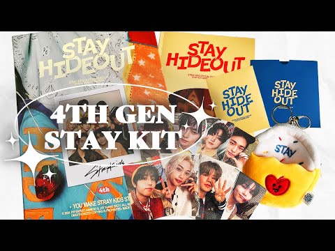 Unboxing Stray Kids Official Fanclub Stay 4th Generation Kit | Stay Hideout ✨