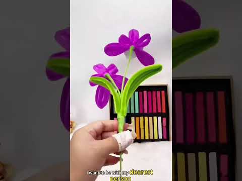 DIY pipe cleaner rose flower gift#diy #flowers #gift #craft #handmadegifts #rose #diyfashio #hancraf