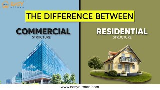 Difference between commercial and residential structures? #construction #commercial #residential