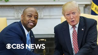 Sen. Tim Scott endorsing Donald Trump for 2024 presidential election