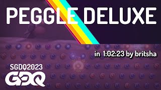 Peggle Deluxe by britsha in 1:02:23 - Summer Games Done Quick 2023