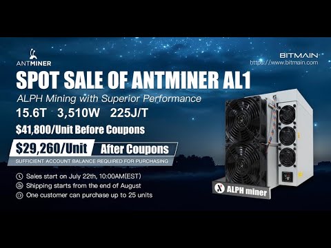 BITMAIN AL1 and ICERIVER Alephium Miner... RIP Goldshell?