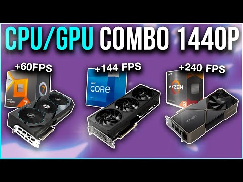 The Best  👑 CPU & GPU Combos for 1440p Gaming PC Builds in 2024!