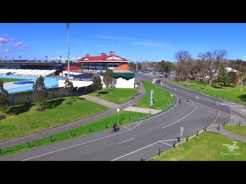 Australian Formula 1 Grand Prix Track by Drone - Melbourne, Australia