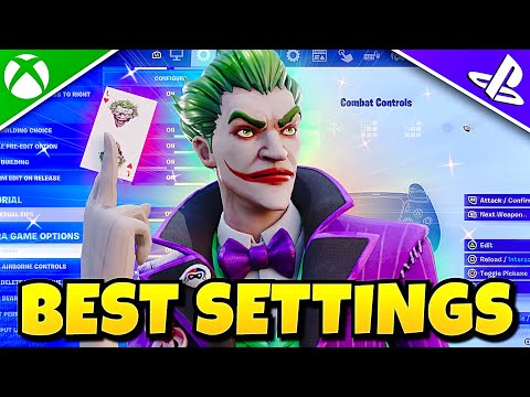 BEST Controller SETTINGS + Sensitivity for Console Players (Fortnite Settings Tutorial)