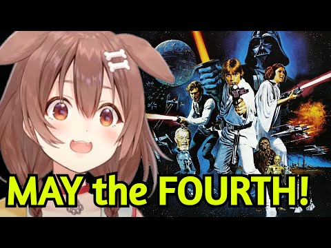 Korone, a Huge Star Wars Fan, Finally Learned Why May 4th is Star Wars Day [Hololive]