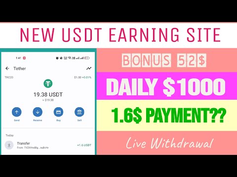 The latest USDT income website in 2023 | Money-making platform in 2023 | Usdt Earning