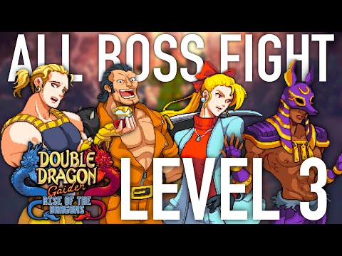 Double Dragon Gaiden: Rise of the Dragons All Boss Fight Level 3