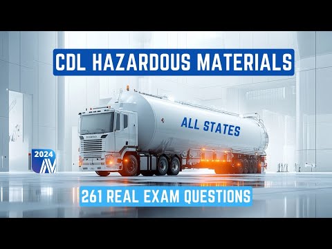 CDL Hazardous Materials Test 2024 | 100% pass | All states