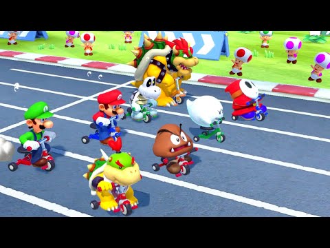 Super Mario Party Minigames - Mario Bros. vs All Villains