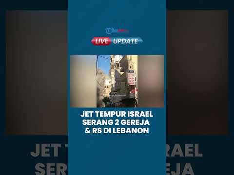 Jet Tempur Israel Serang 2 Gereja & Rumah Sakit Lebanon, Targetkan Bangunan Sipil dan Rumah Ibadah