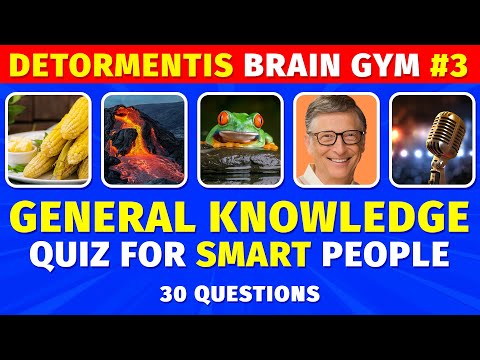 General Knowledge Quiz For The Boffin Brains | Detormentis Brain Gym #3