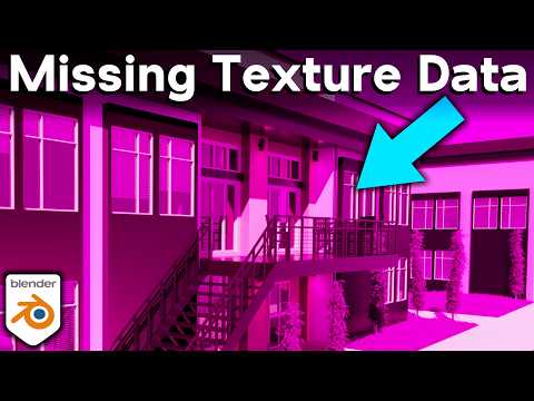 How to Find Missing Texture Data & Pack Files into Blender