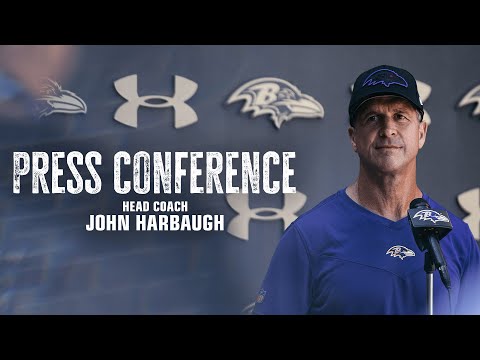 John Harbaugh Media Availability | Baltimore Ravens