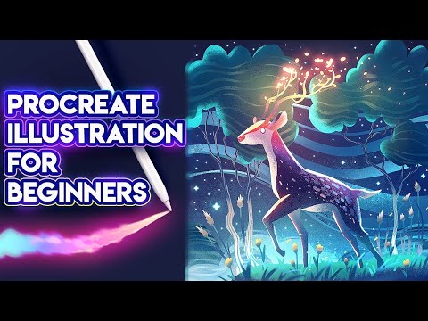 Procreate Illustration for BEGINNERS all my brushes, tools and techniques [+ FREE BRUSH]