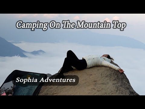 FULL 2 DAY SOLO CAMPING ON mountain TOP