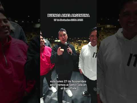 Buenos Aires Argentina nos vemos este próximo Lunes 27 de Noviembre en el Luna Park #mielsanmarcos