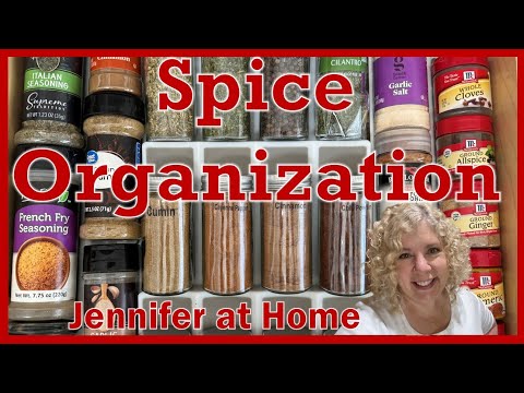 SPICE ORGANIZATION #spcies #organization #organizing #spicerack  #spicedrawer #kitchenorganization