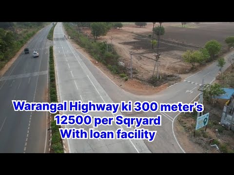 300 meters from Warangal Highway || DTCP and RERA approved || ₹12500 per Sqryard only ||