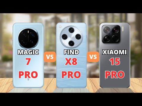 Honor Magic 7 Pro vs Oppo Find X8 Pro vs Xiaomi 15 Pro Comparison