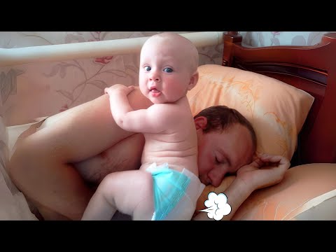 Hilarious Baby and Daddy Moments - Funny Baby Videos Compilation