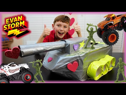 Valentine’s Day 80 Minute Compilation  Monster Trucks & Plastic Army Men