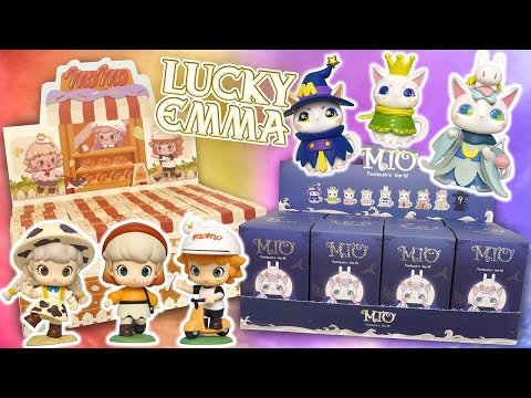 LUCKY EMMA Momo’s Holiday Life & MIO Cat Fantastic World Blind Box FULL SET Unboxing #luckyemma