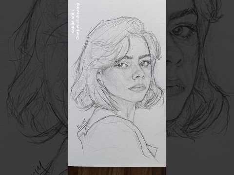 How to draw a Face using loomis method  #portraitdrawing #drawingtutorial  #stepbystepdrawing