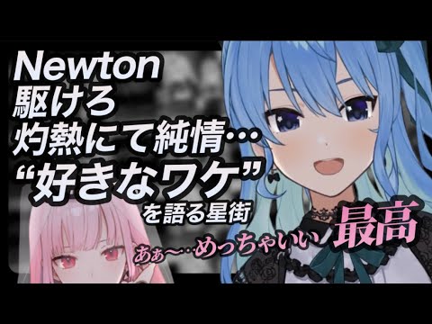 【星街すいせい/森カリオペ】すいちゃんが語る､“Newton“・”駆けろ“・”灼熱にて純情“好きな理由【ホロライブ切り抜き】