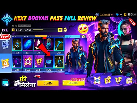 Next Booyah Pass Free Fire🔥🤯🥳 | March booyah pass free fire | March booyah pass free fire 2024