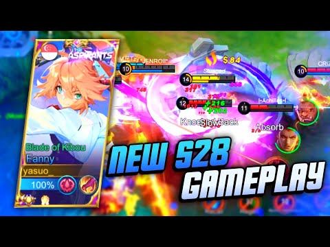 FANNY GAMEPLAY IN NEW SEASON 28 | MLBB